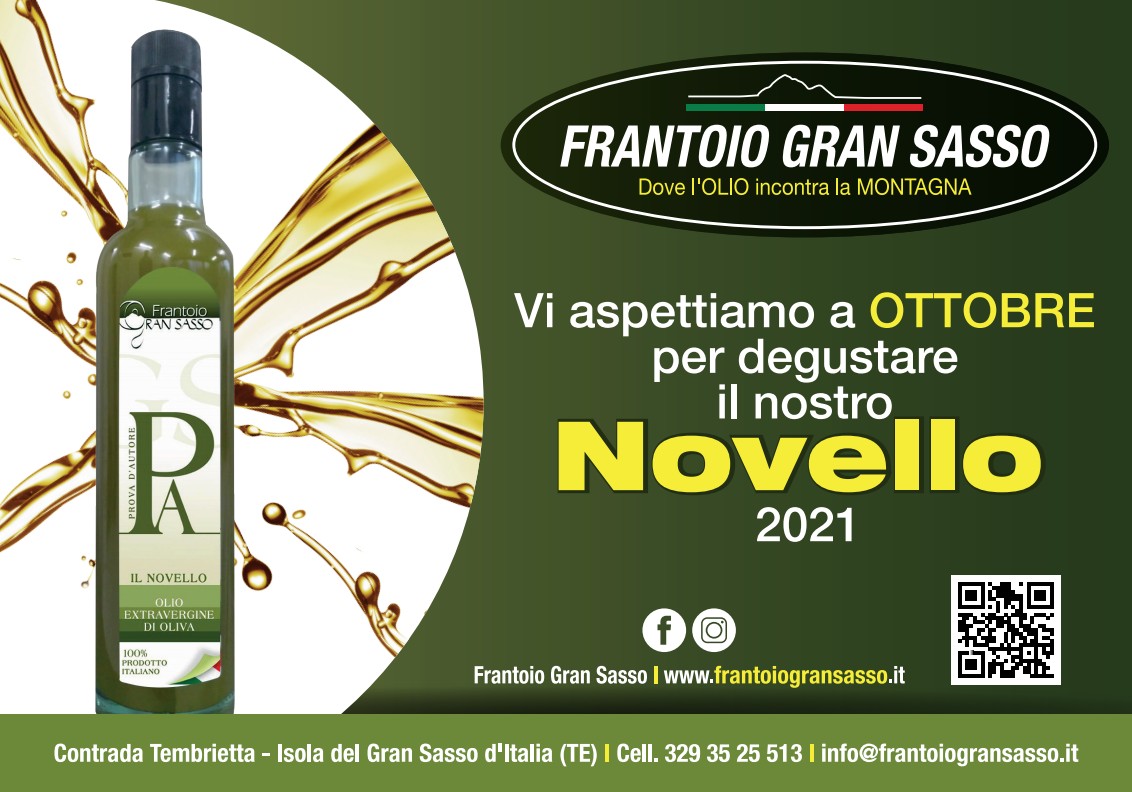 Olio Extravergine d'oliva 2021